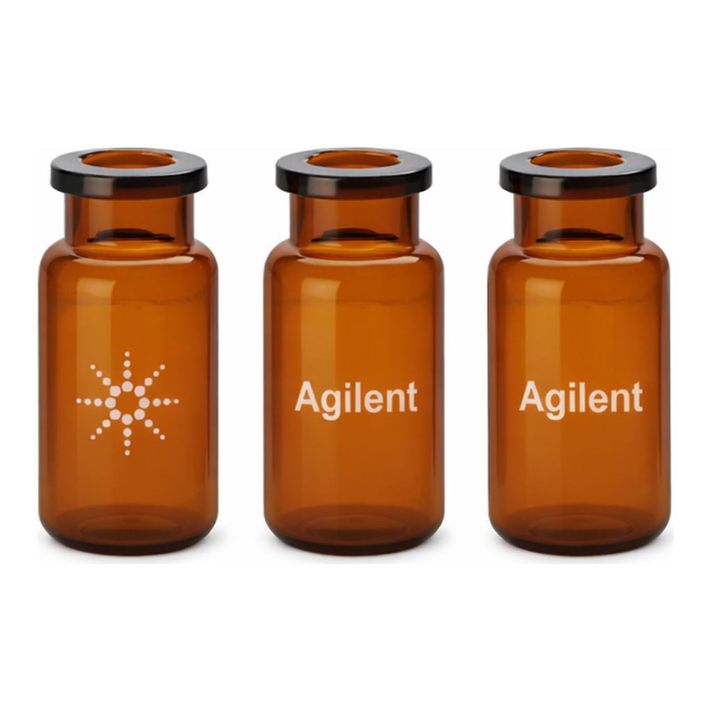 Agilent Vial,HS,crimp,RB,10ml,ambr,cert,100PK