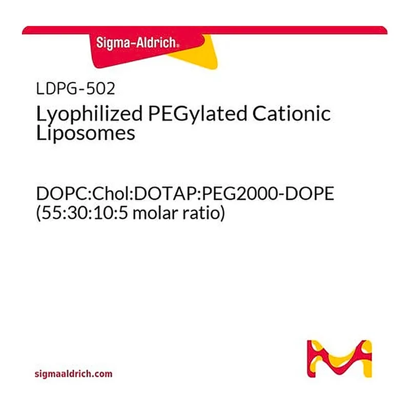 Merck LYOPHILIZED PEGYLATED CATIONIC LIPOSOME&