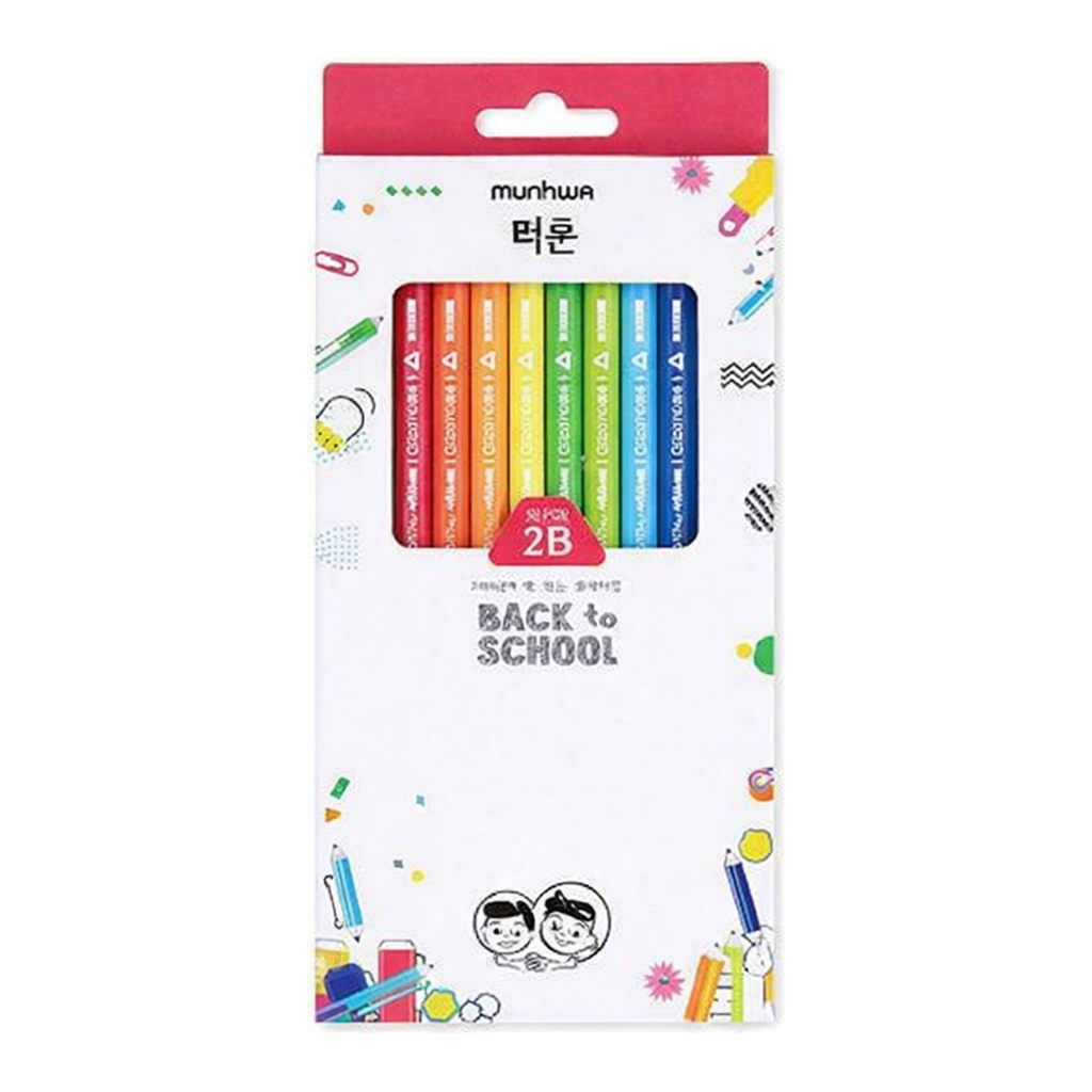 OFFICENEX 더존 키즈 삼각연필 10본세트/2B