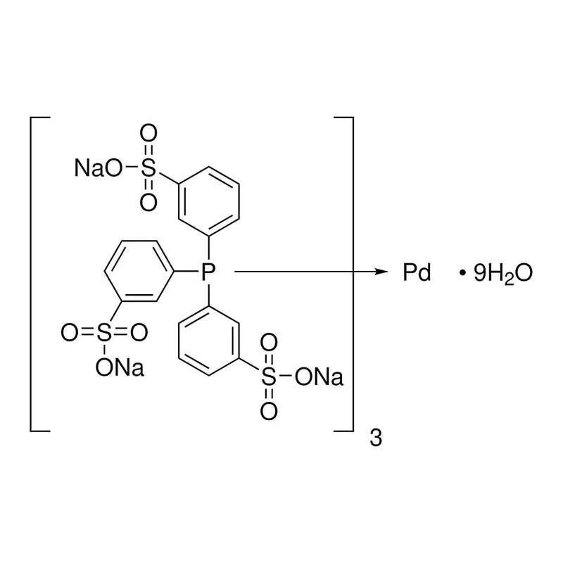 Merck Tris(3,3',3"-phosphinidynetris(benzenesulfonato)palladium(0) nonasodium salt nonahydrate