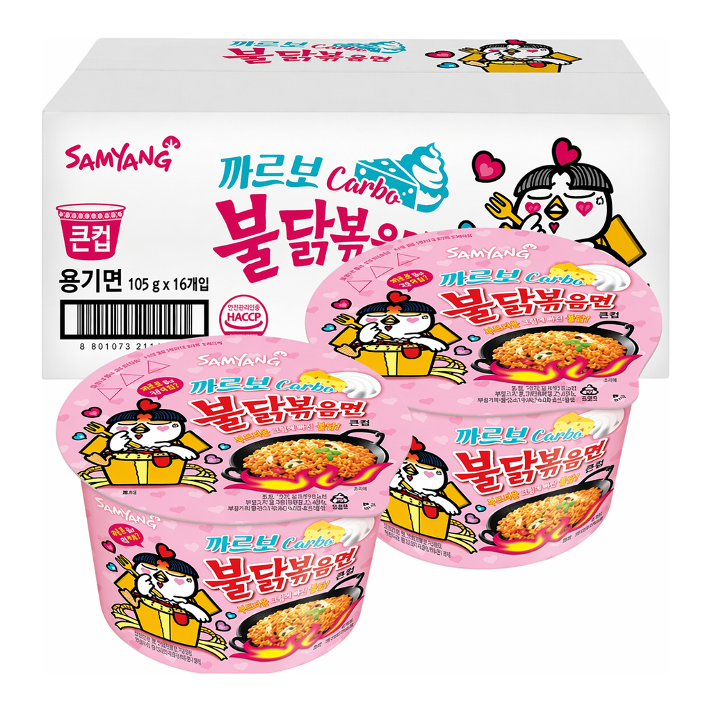 OFFICENEX [P]까르보불닭볶음면큰컵 (105g*16ea)