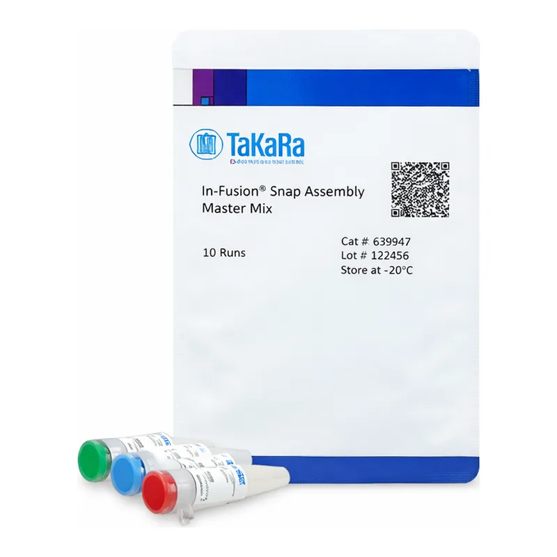 Takara In-Fusion Snap Assembly master mixes for seamless DNA cloning
