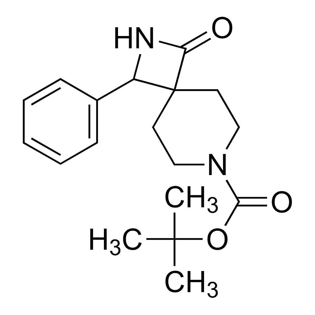 Merck tert-butyl 3-Oxo-1-phenyl-2,7-diazaspiro[3.5]nonane-7-carboxylate