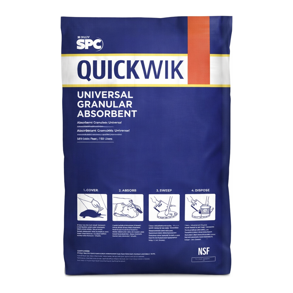 Brady QUICKWIK Universal Granular Absorbent 20 lb Bags