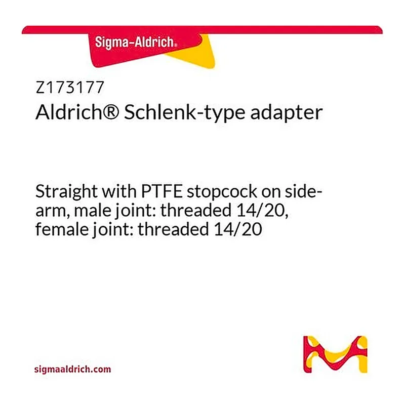 Merck Aldrich(R) Schlenk-type adapter
