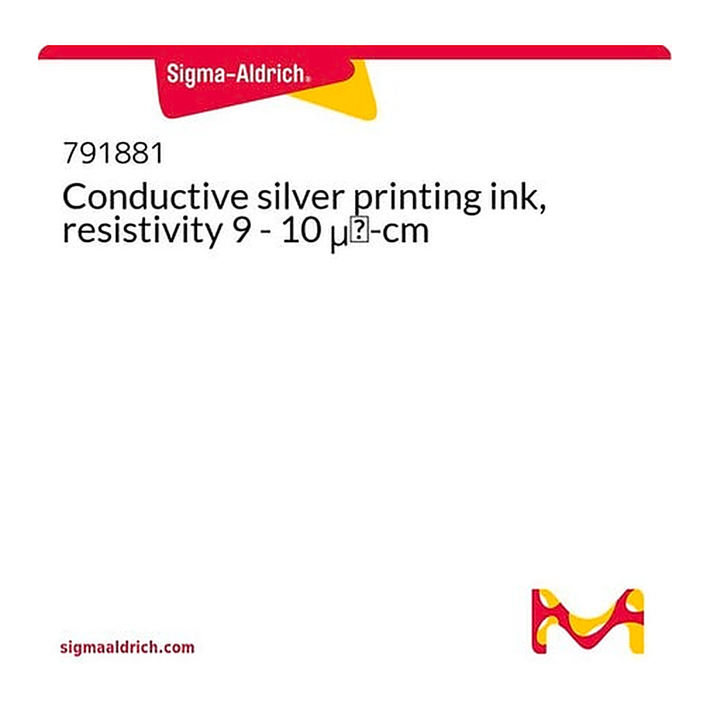 Merck Conductive silver printing ink, resistivity 9 - 10 muOmega-cm