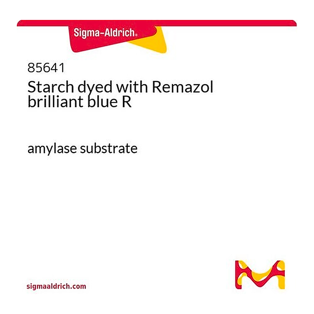 Merck Starch dyed with Remazol brilliant blue R