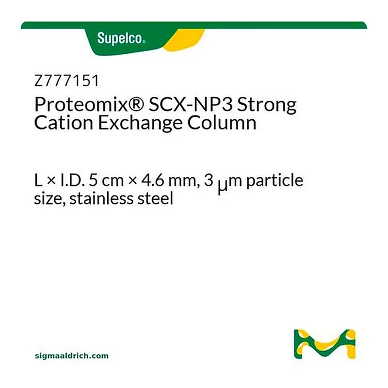 Merck Proteomix(R) SCX-NP3 Strong Cation Exchange Column