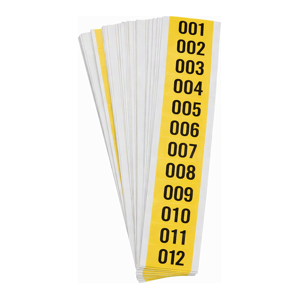 Brady Series System Kit Repositionable Number and Letter Labels