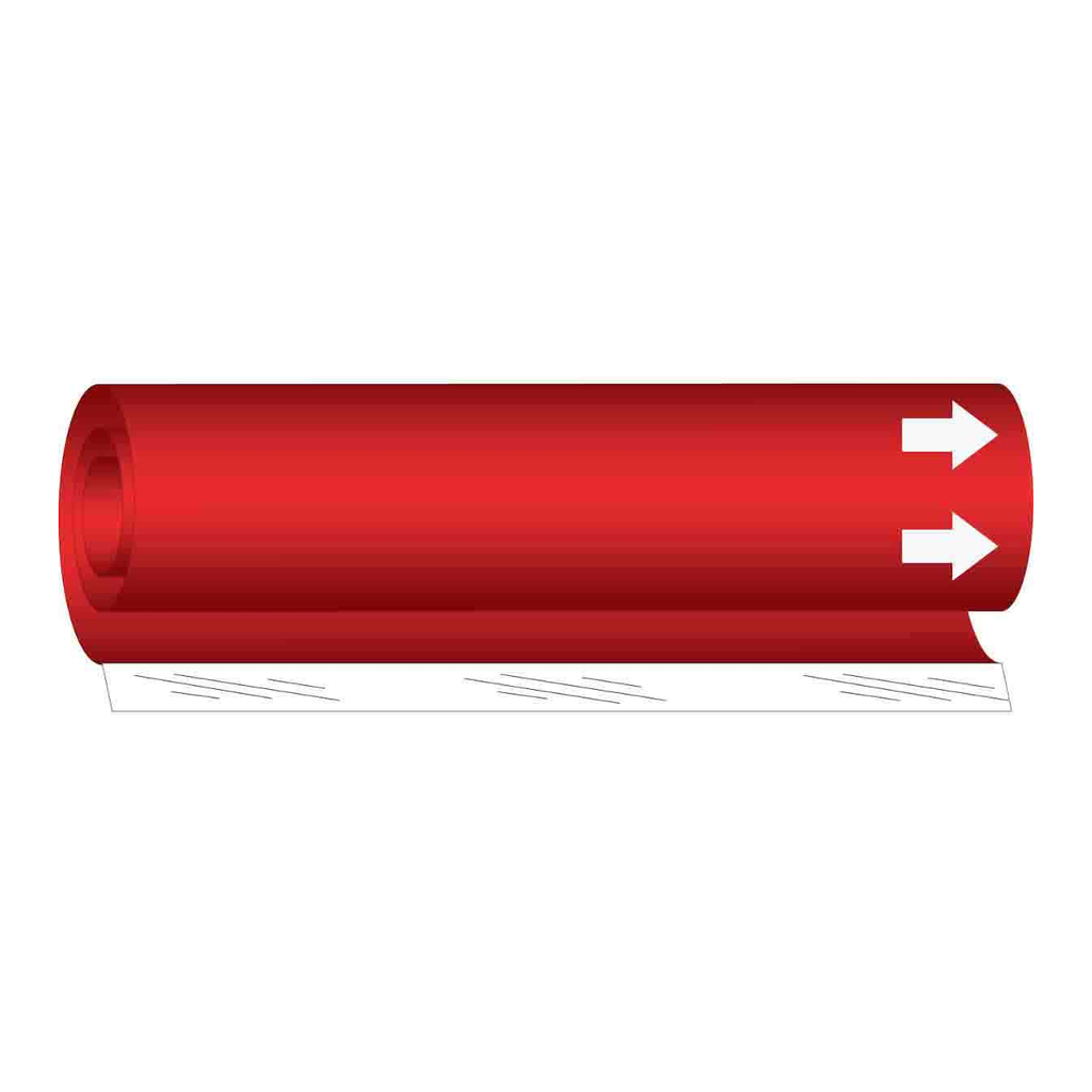 Brady Blank Red High Performance Pipe Marker