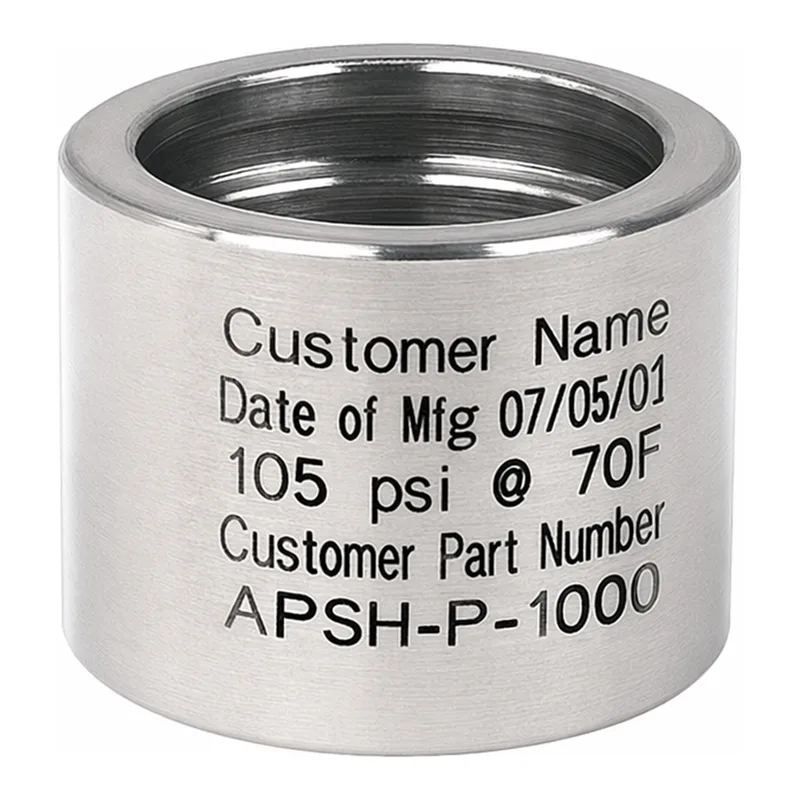 LASER-ETCHED HOSE COLLARS