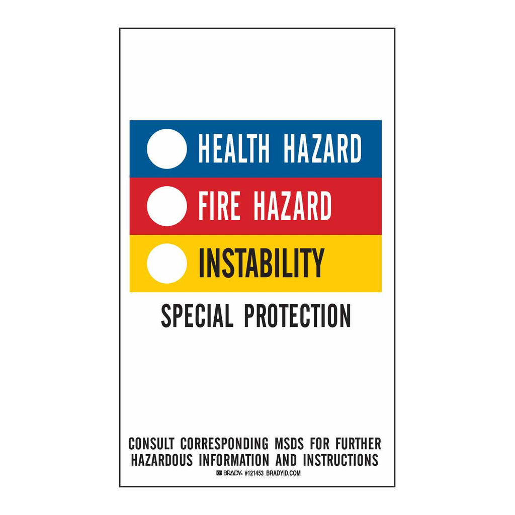 Brady HMIG Color Bar Labels