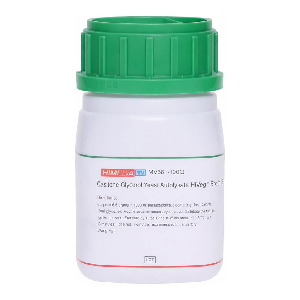Himedia Casitone Glycerol Yeast Autolysate HiVeg  Broth Base (CGY)