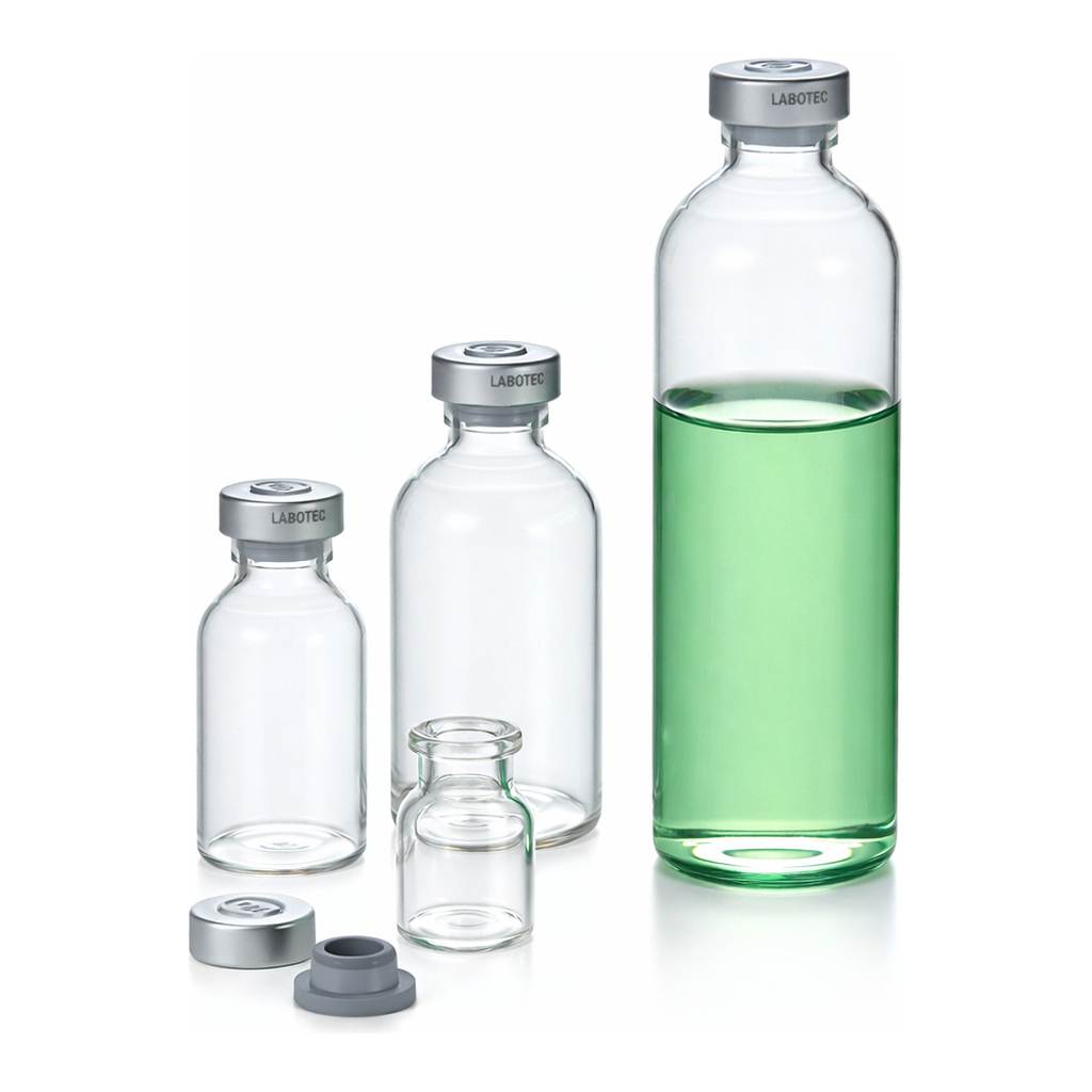 AS ONE Vial (with Rubber Stopper and Aluminium Cap), 바이알 (고무마개,알루미늄캡)