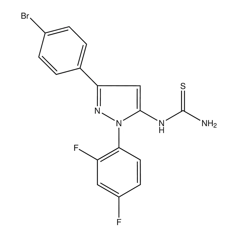 Merck 1-(3-(4-Bromophenyl)-1-(2,4-difluorophenyl)-1H-pyrazol-5-yl)thiourea