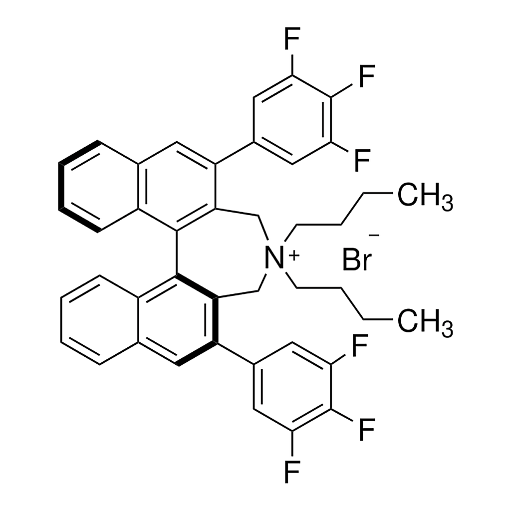 Merck (11bS)-(+)-4,4-Dibutyl-4,5-dihydro-2,6-bis(3,4,5-trifluorophenyl)-3H-dinaphth[2,1-c:1',2'-e]azepinium bromide