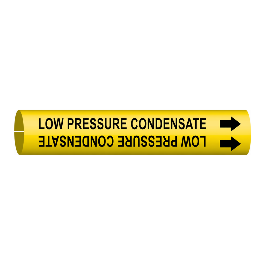 Brady LOW PRESSURE CONDENSATE Snap-On Pipe Marker