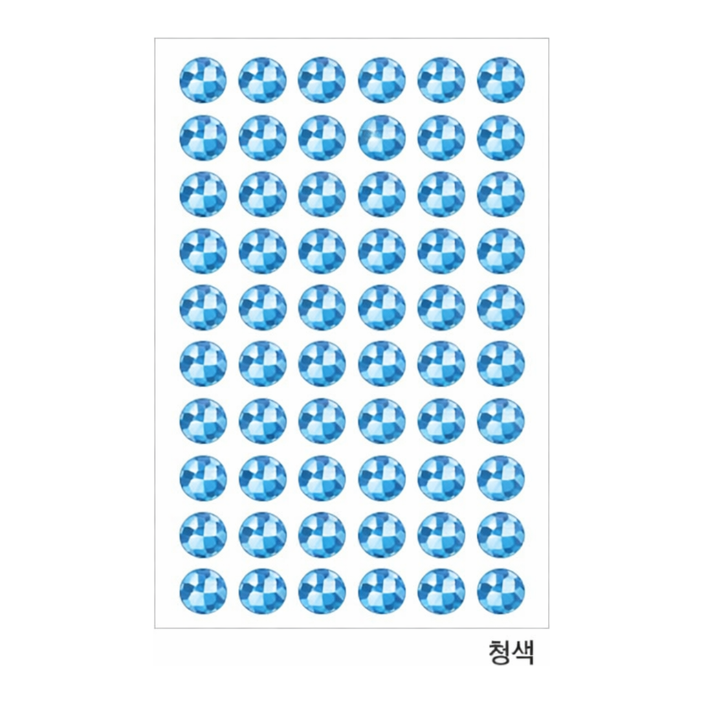 OFFICENEX 홀로그램견출지 20-7001B 청색(∮12 7장)