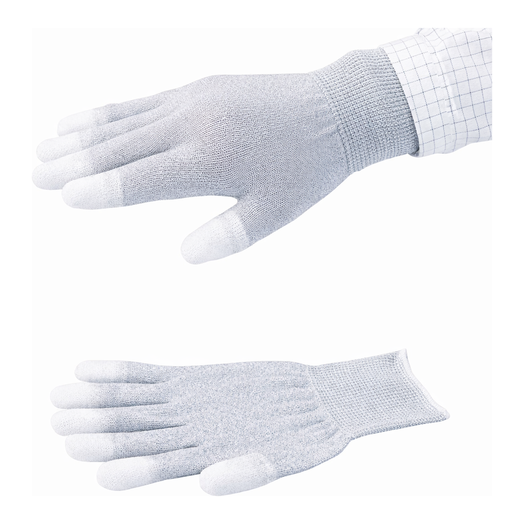 AS ONE PU Coated Conductive glove (Fingertip coat), 5 Pairs Pack Land others