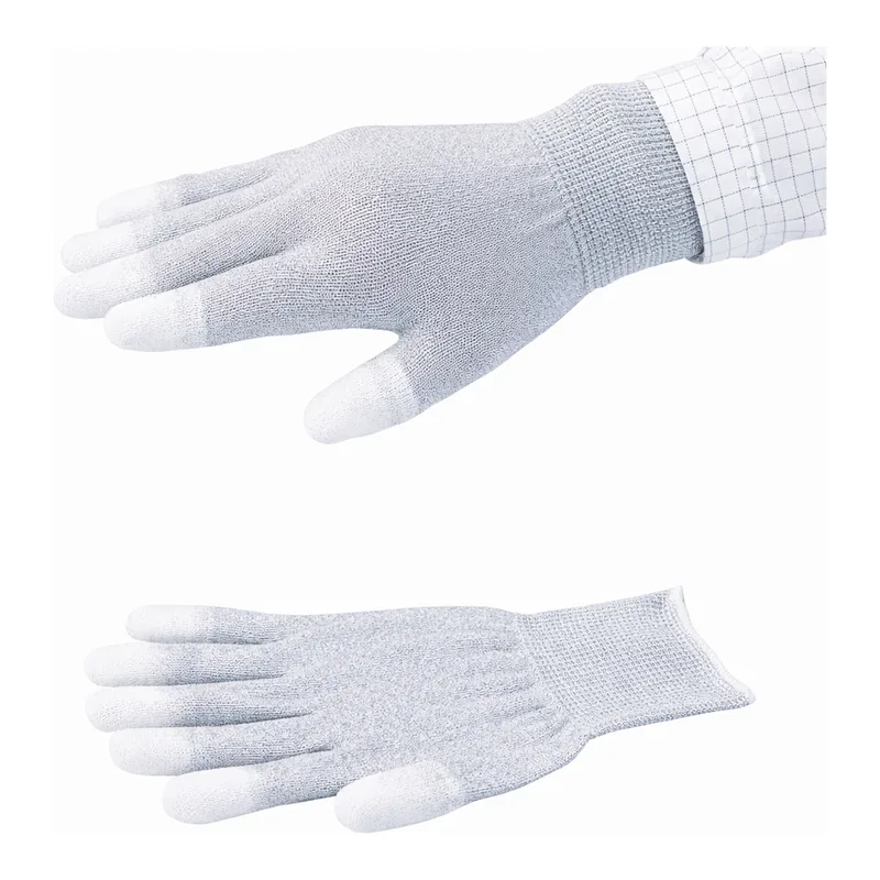 AS ONE PU Coated Conductive glove (Fingertip coat), 5 Pairs Pack Land others