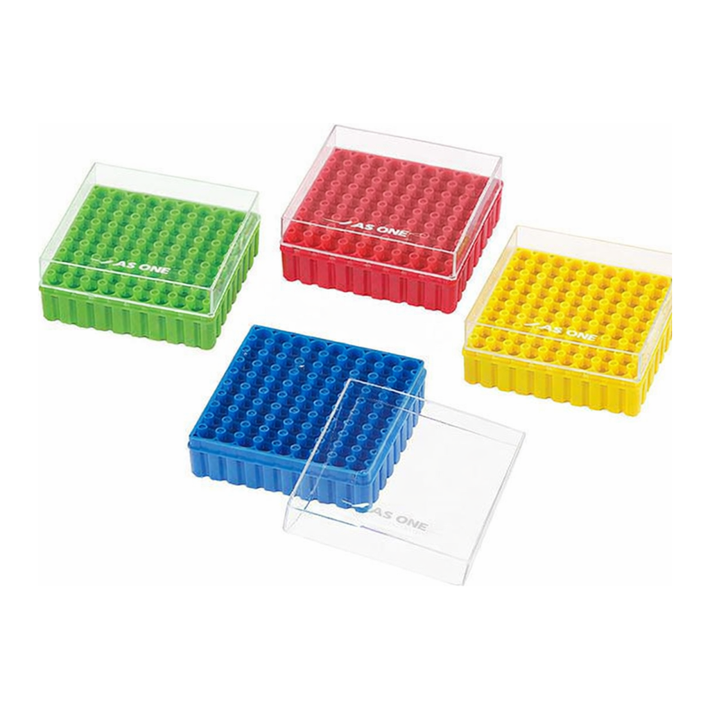AS ONE ASLAB Freeze Box (Red, Yellow, Green, Blue) 4 Pieces　90-9210