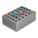 AS ONE Half Block 0.5mL Tube for 15 Tubes, for Cool Block Bathand others