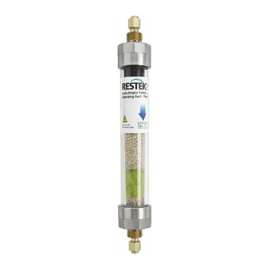 Restek Detector Gas Filter Indicating 1/4in. Brass