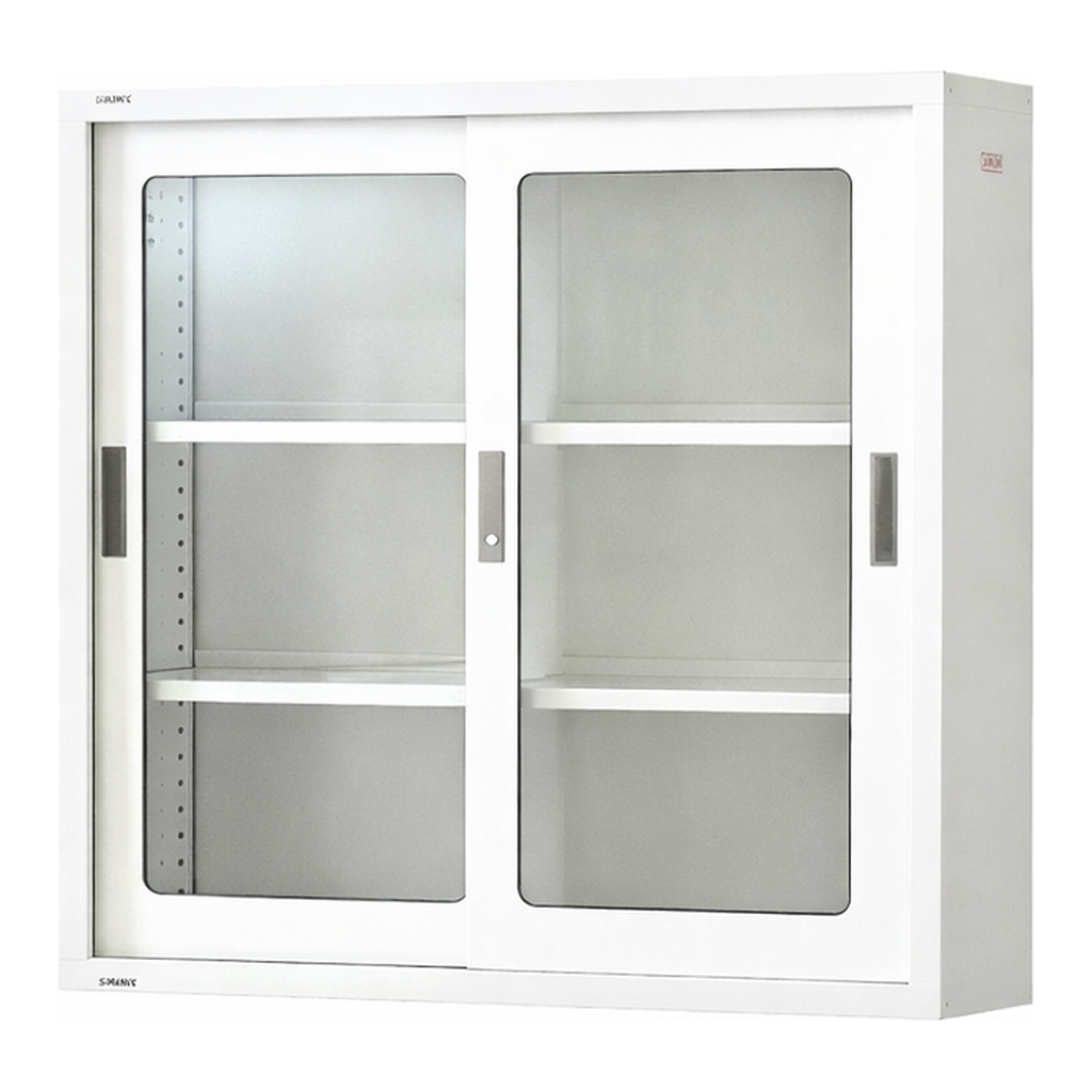 AS ONE Chemical-Resistant Double Sliding Storehouse Glass Door 880 x 400 x 880mmand others