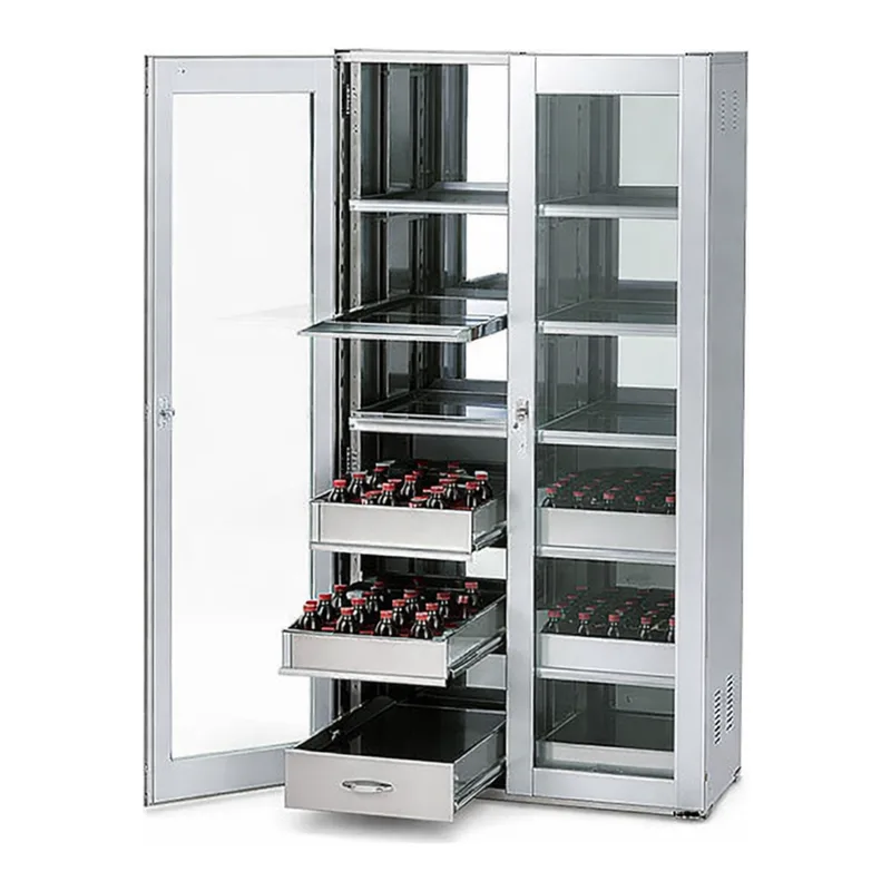 AS ONE Chemical Closet SH Type Door Material Aluminum, Glassand others