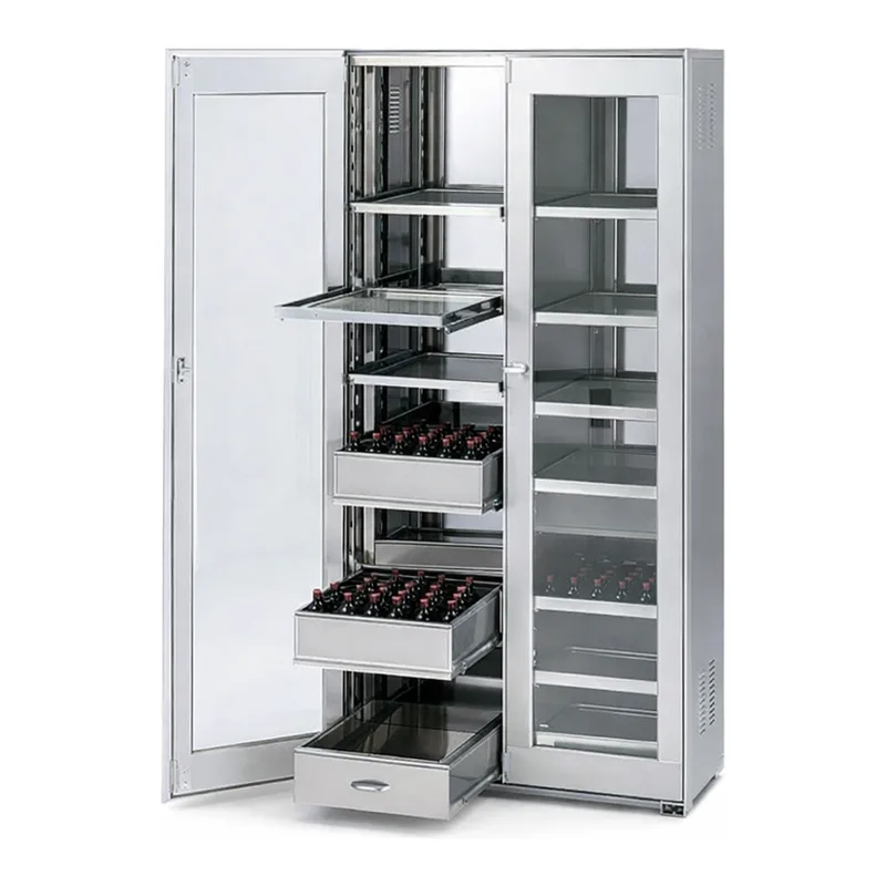 AS ONE Chemical Closet SH Type Preliminary Shelves with Rail