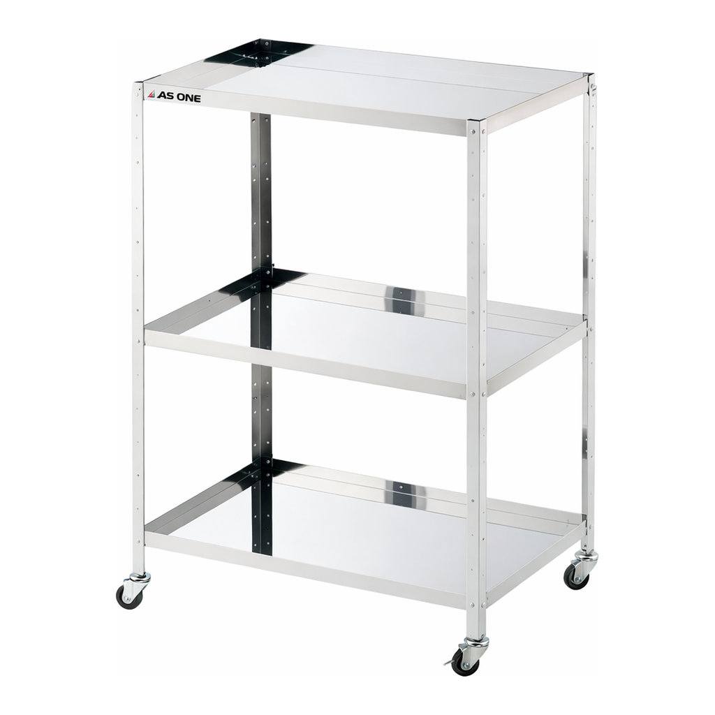 AS ONE Stainless Steel Wagon with Frame Regular Stages 460 x 310 x 809mmand others