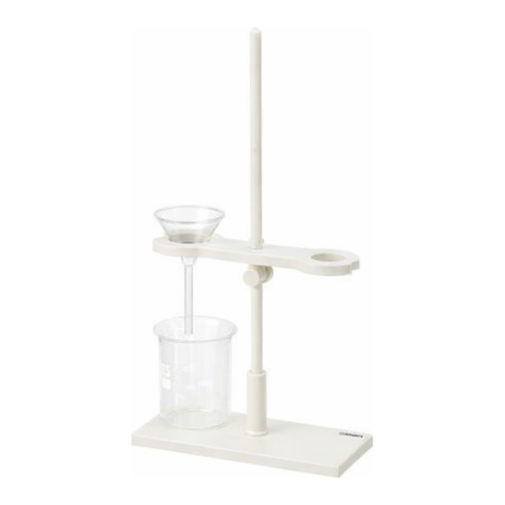 AS ONE Vinyl Chloride Funnel Stand φ34mm x 2 240 x 95 x 450