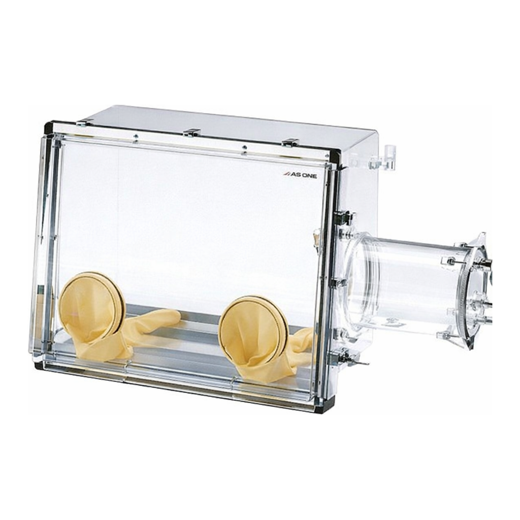 AS ONE Gas Replacement Acrylic Glove Box B Type PC (With Outlet)
