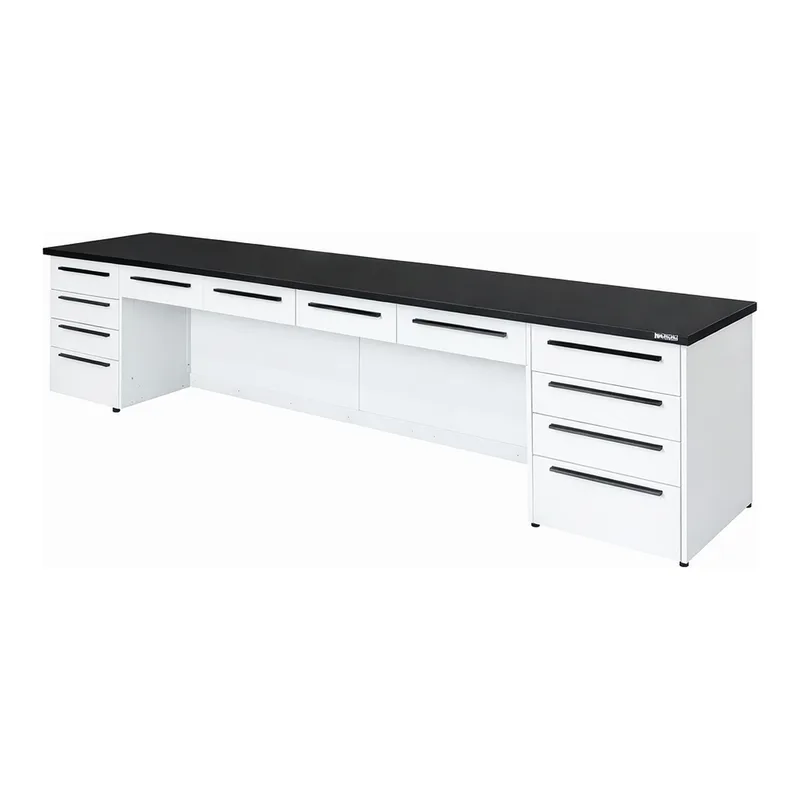 AS ONE Side Laboratory Bench Steel Unit, Open Type 1500 x 750 x 800and others