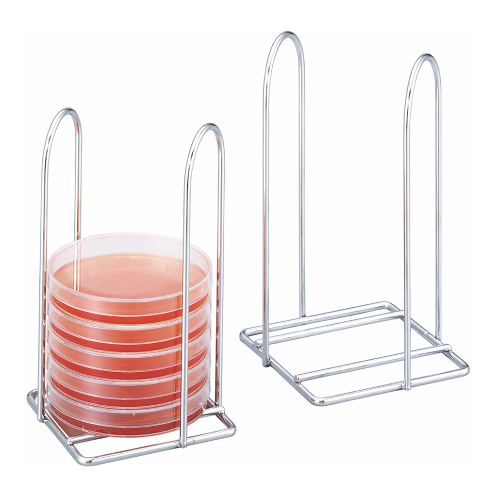 AS ONE Stainless Steel Petri Dish Stand φ75, 6 Sheets Storageand others