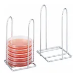 AS ONE Stainless Steel Petri Dish Stand φ75, 6 Sheets Storageand others