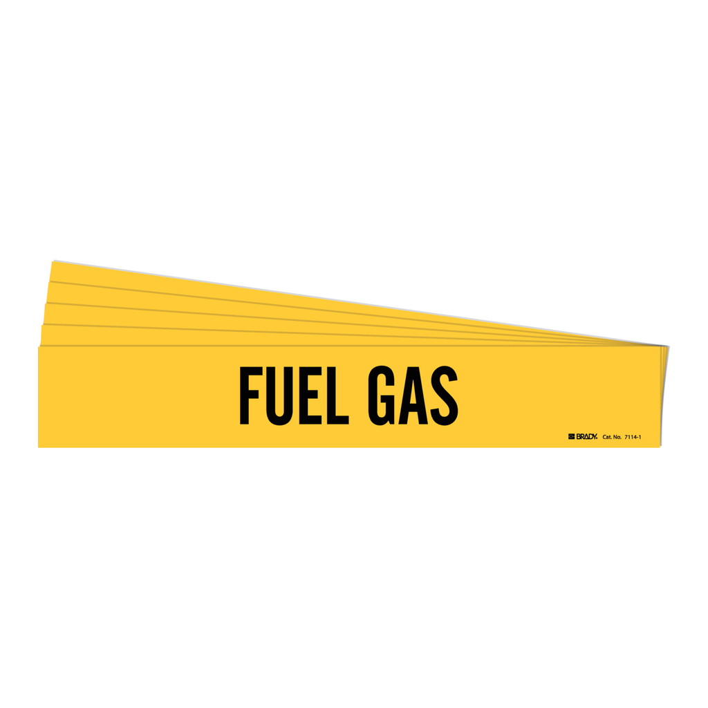 Brady FUEL GAS Pipe Marker