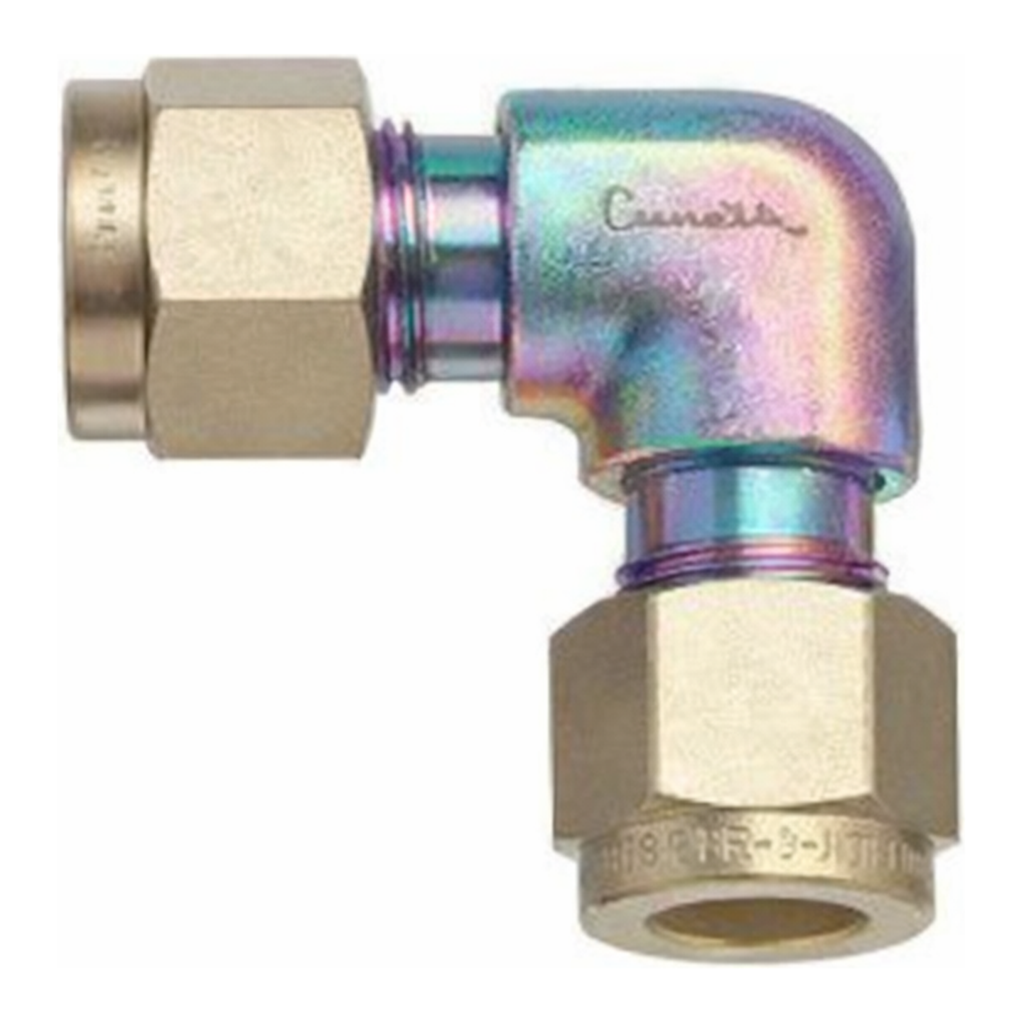 Restek Siltek Fittings, 1/8in Elbow Swagelok# SS-200-9
