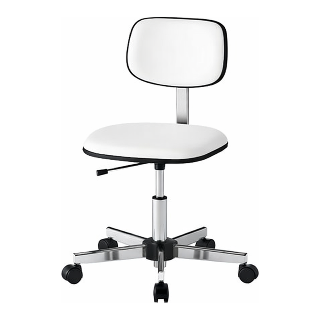 AS ONE Colorful Standard Chair White with Ring