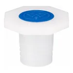 Daihan Science Din Joint Stopper, PE, with Octagonal- & Flower-Head, Non-Autoclavable, 7/16~60/