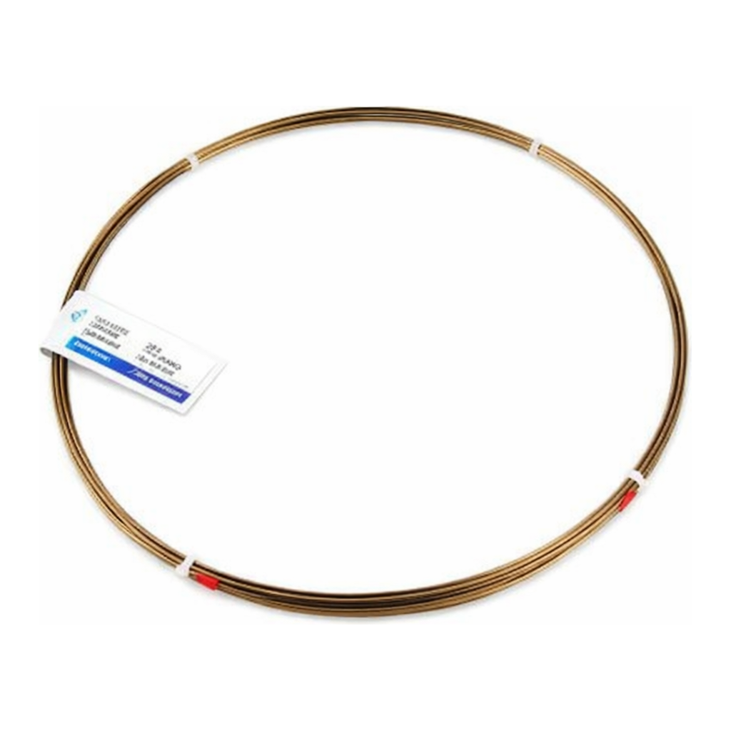 Restek Tubing, Sulfinert, 304SS Welded/Drawn Tubing .020in ID x 1/16in OD Sulfinert, 100ft Roll
