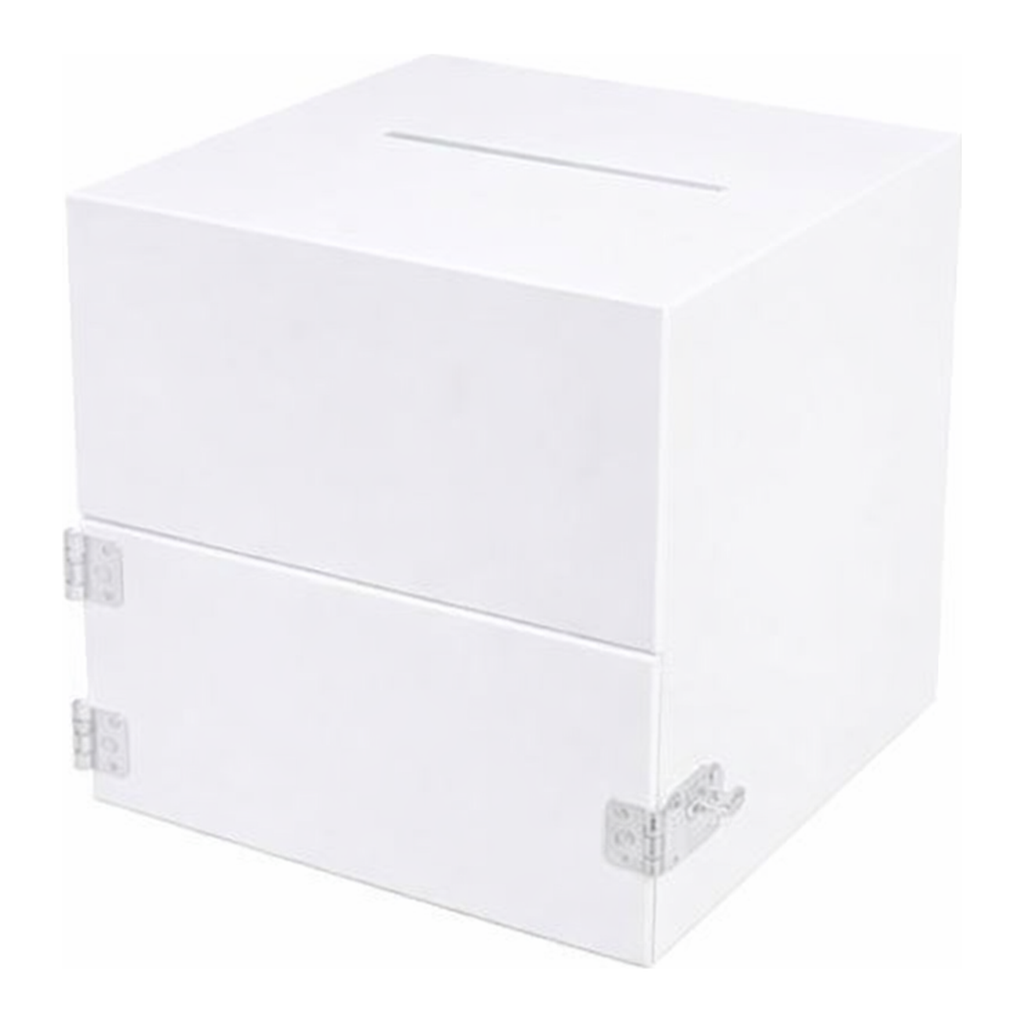 OFFICENEX [P]아트사인 모금함250(흰색)(4398/250*250*250*3)
