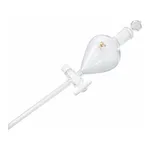 AS ONE Round Separatory Funnel with Teflon(R) Plug 50mL