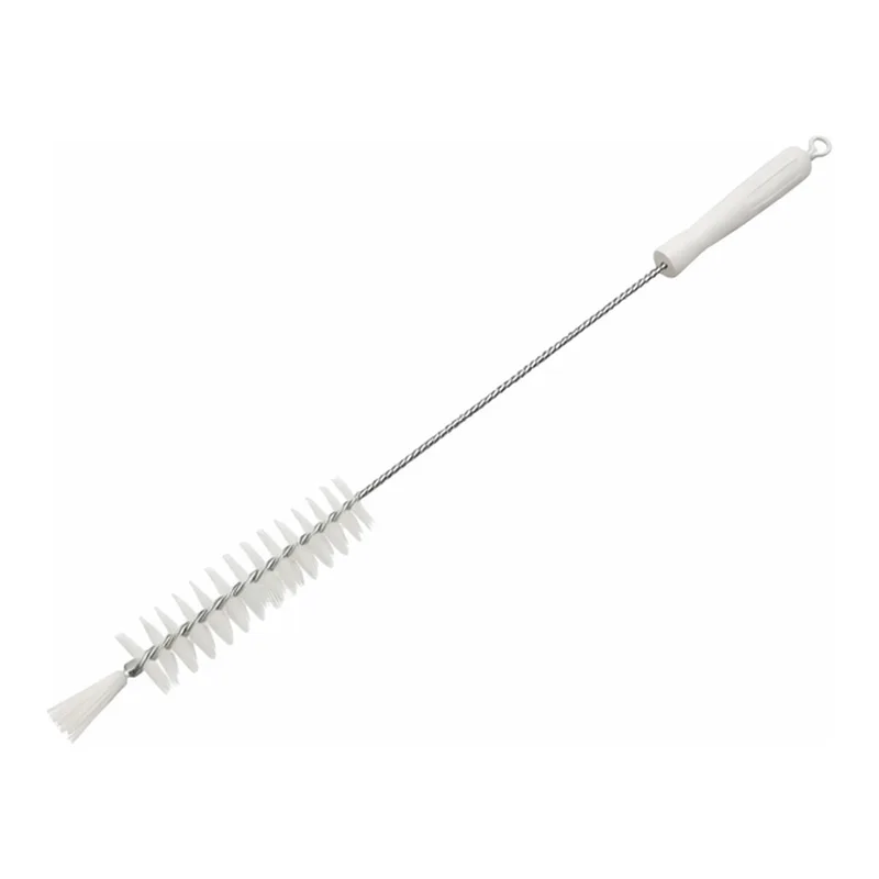 AS ONE Pipe Cleaner with Hole (PBT Hair) 500 x 135 x φ 30 mm White
