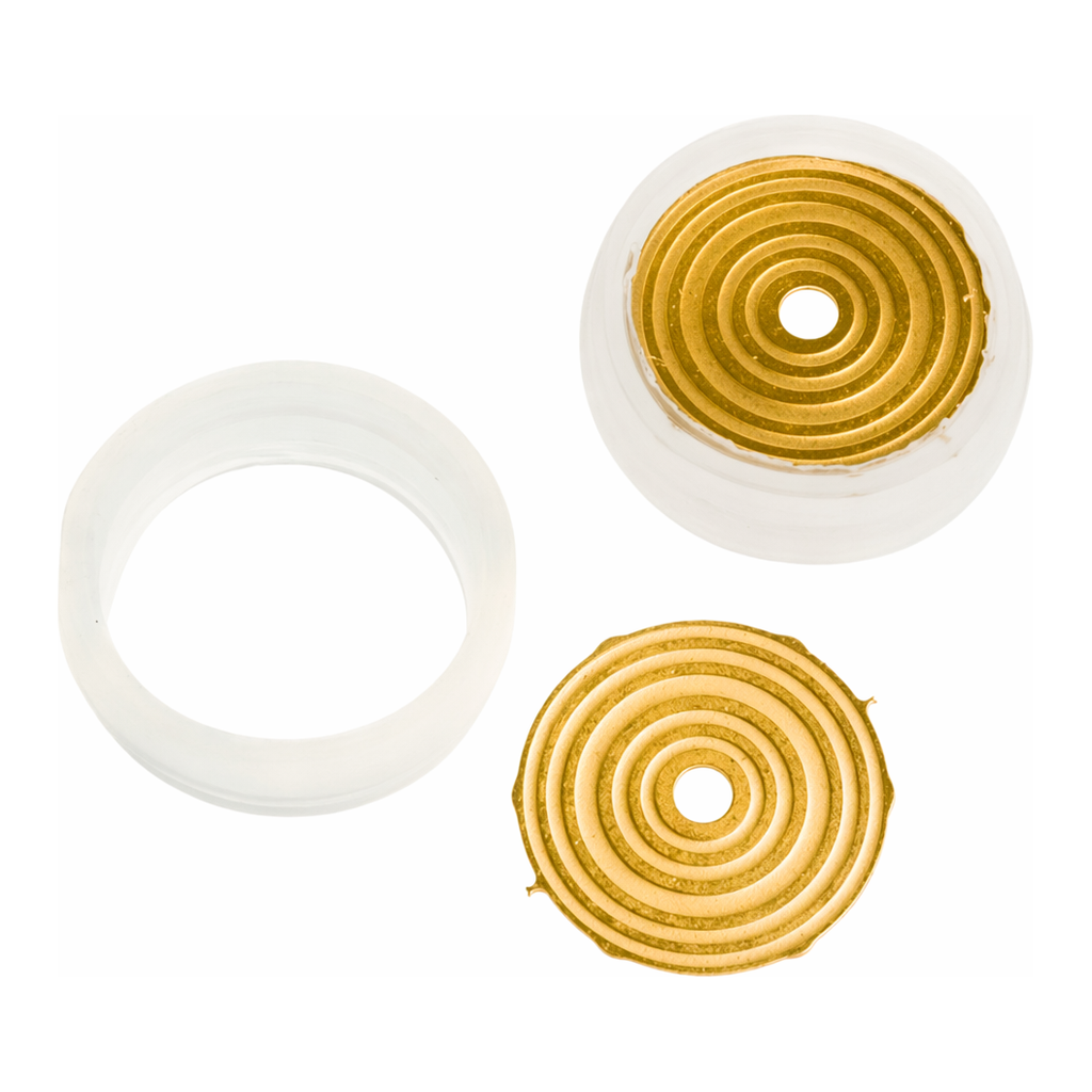 Restek Gold Disk Seals & Caps, For Agilent 1050/ 1100/ 1200 2-pk Replacing Restek #25140