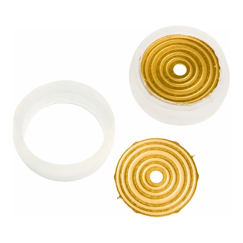 Restek Gold Disk Seals & Caps, For Agilent 1050/ 1100/ 1200 2-pk Replacing Restek #25140