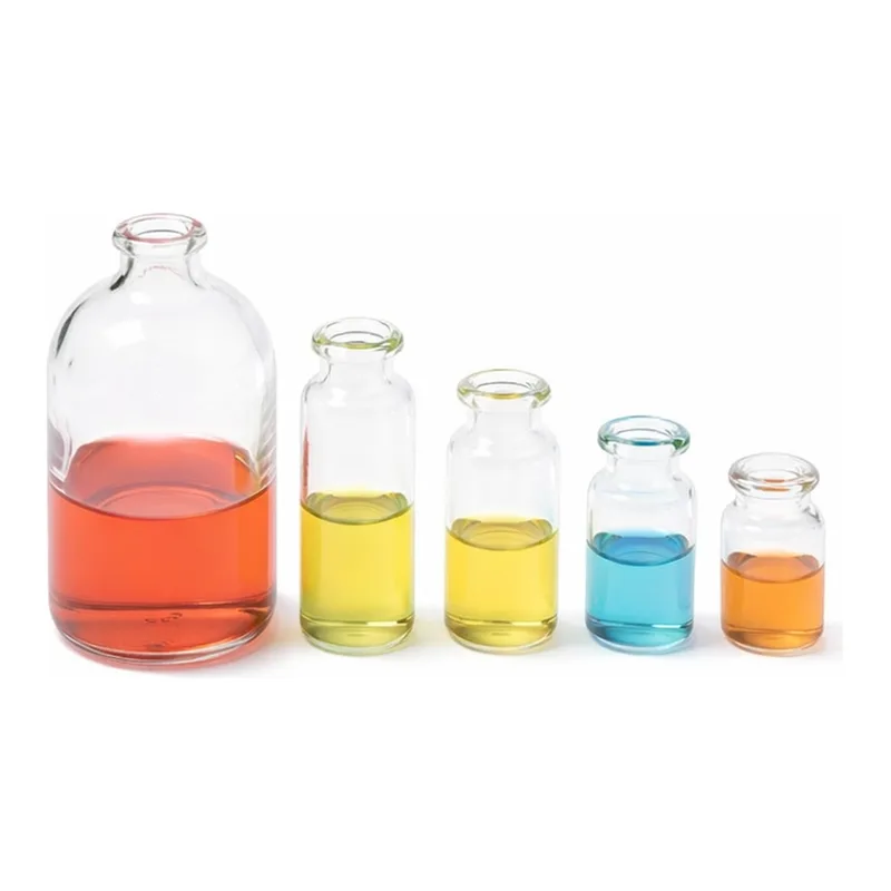 Merck Headspace vial, clear glass, beveled top, flat bottom
