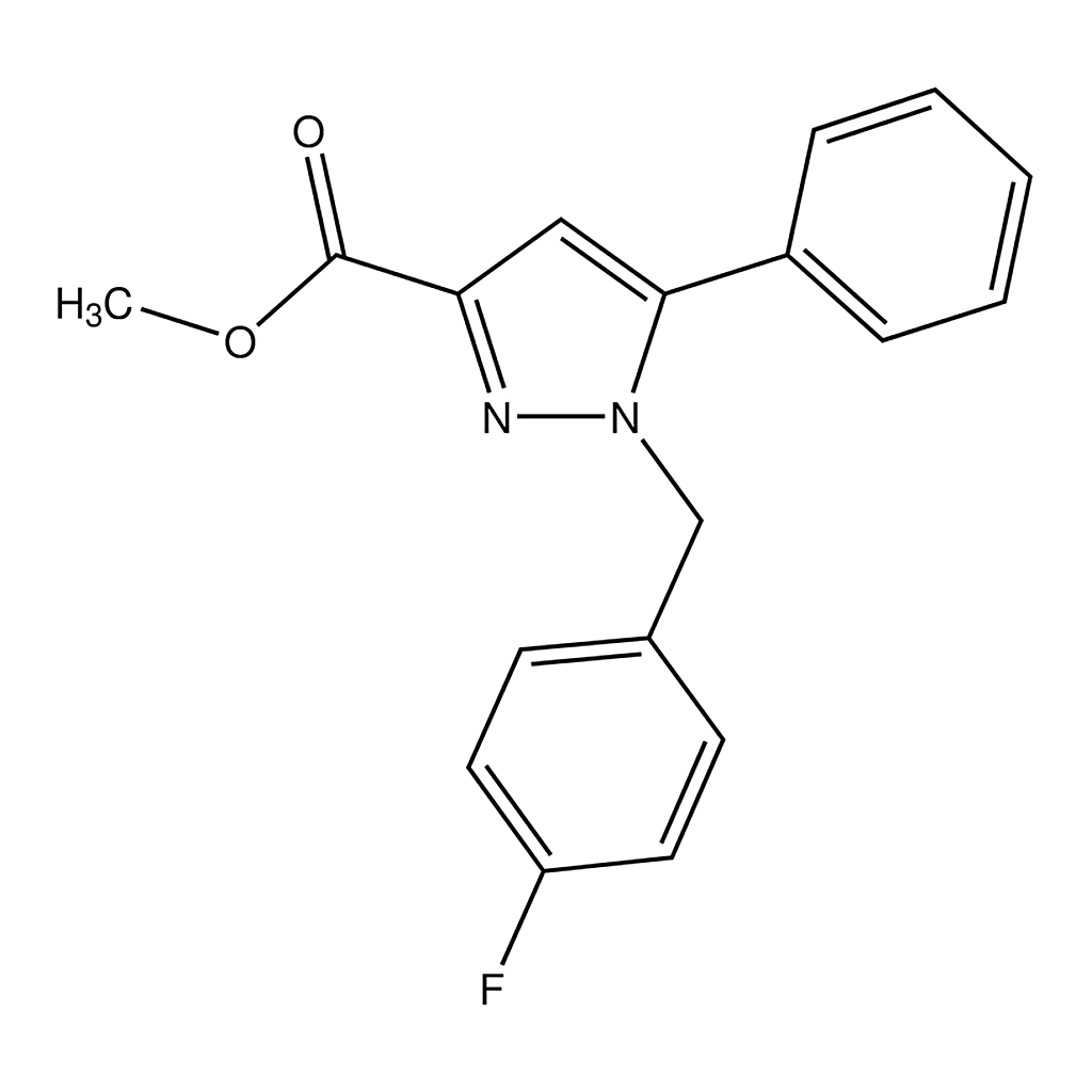 Merck Methyl 1-(4-fluorobenzyl)-5-phenyl-1H-pyrazole-3-carboxylate