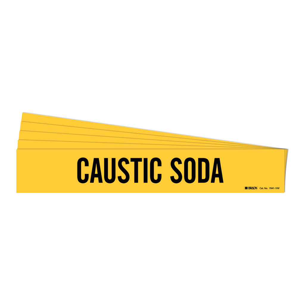 Brady CAUSTIC SODA Pipe Marker