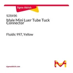 Merck Male Mini Luer Tube Tuck Connector